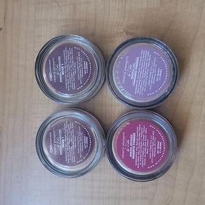 Mineral Elements foundation (2), bronzer, and finishing powder.